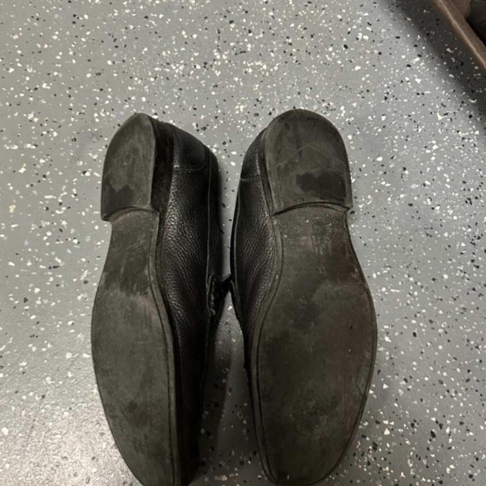 Ferragamo Black Leather Men's Loafers 13 - Picture 5 of 6